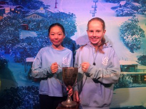 JS Snowsports Captains Catherine Chen and Madeleine Hooker