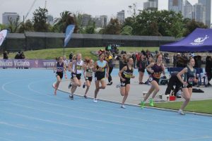 Alexandra Demetriou placed fifth in the U14 800m at the Victorian Track & Field All Schools Championships