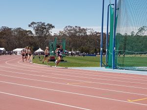 Year 7 student, Alexandra, placed eighth in the Australian All Schools 800m, Under 14 race