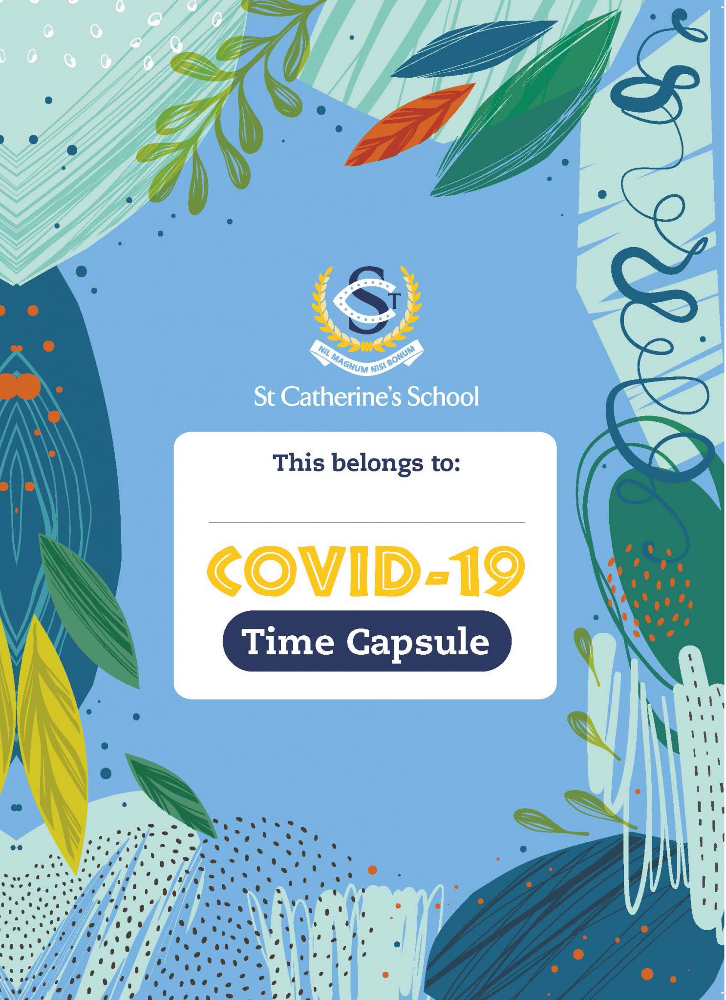 2020_COVID-19_Time_Capsule_Page_1 - St Catherine's School