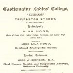 1896 School Prospectus
