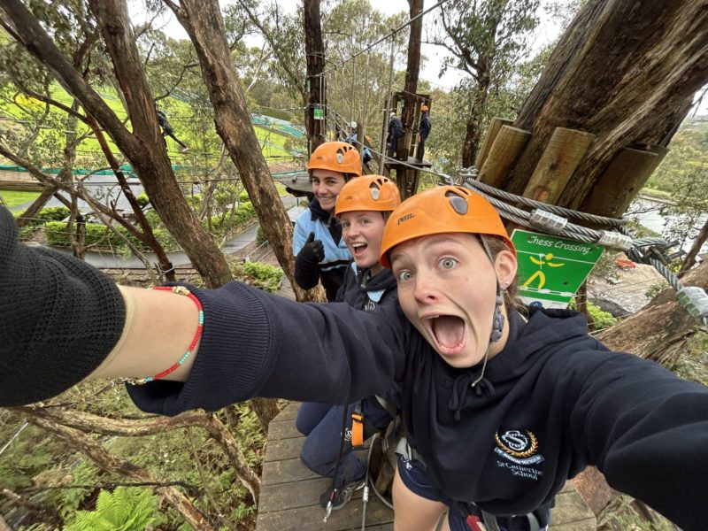 Year 11 Tree Surfing Wellbeing Day 22