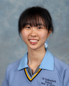 2022 St Catherine's School Dux, Angela Yu, scored a perfect ATAR of 99.95